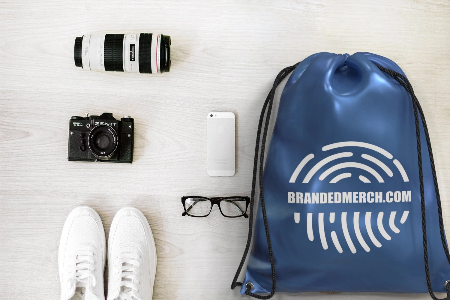 Shiny Drawstring Backpack 5L