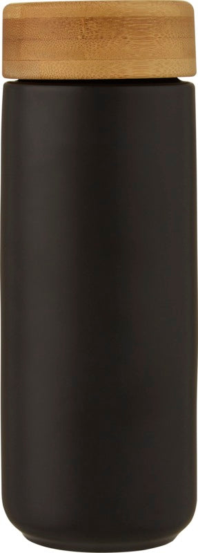 Ceramic Tumbler With Bamboo Lid 300ml