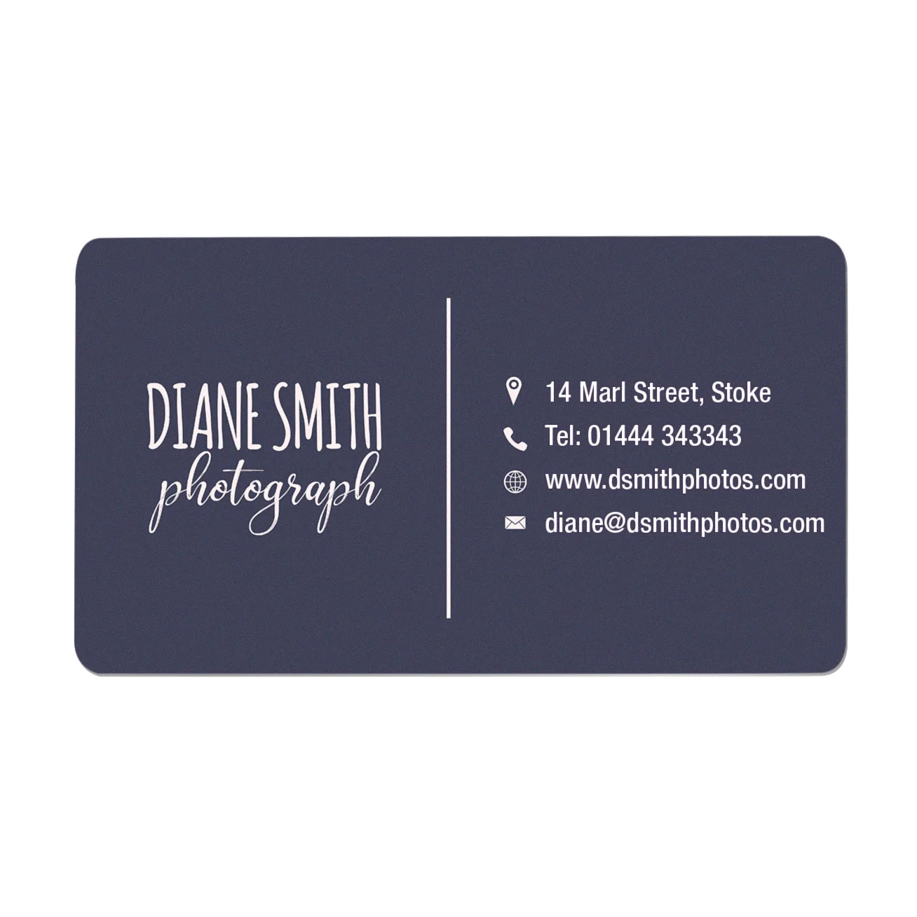 Metal ID Badge ChromaLuxe Single Sided (2 x 3″)