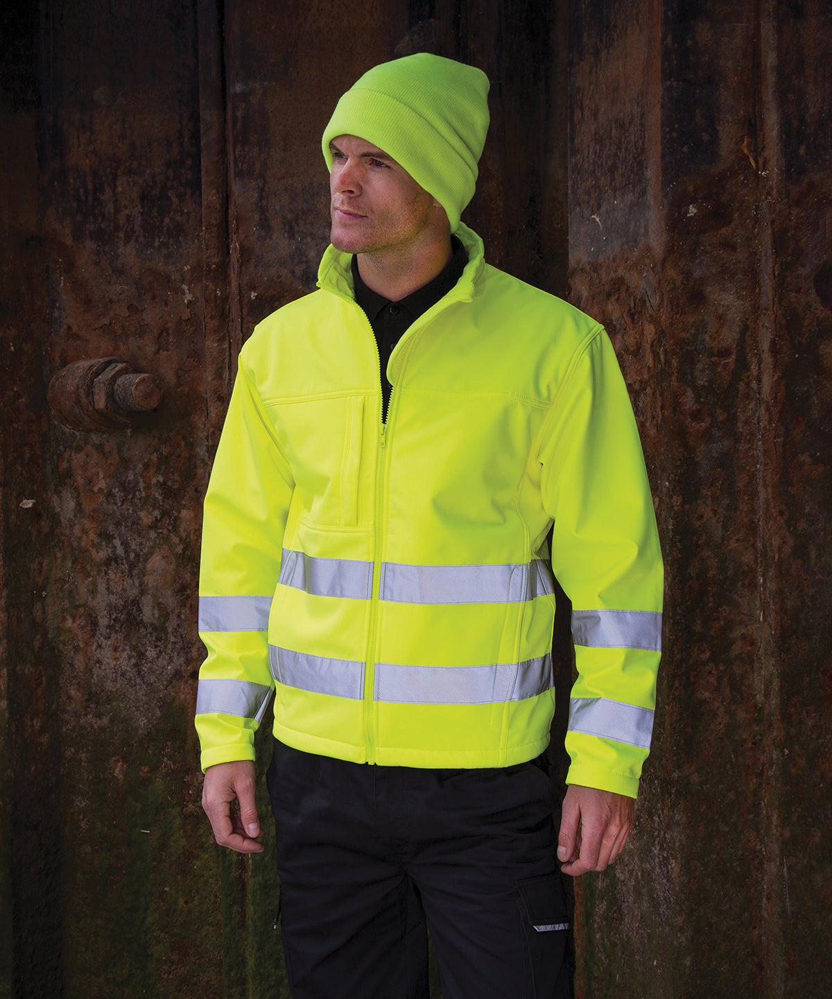 High Vis Softshell Jacket