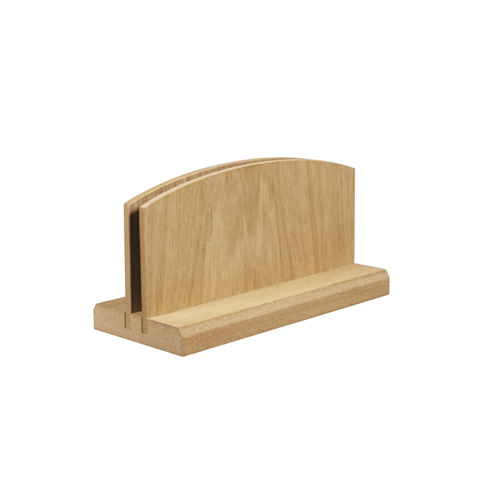Wooden Menu Holder Single Tier