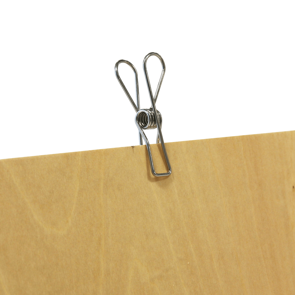 Wooden Menu Holder with Clip