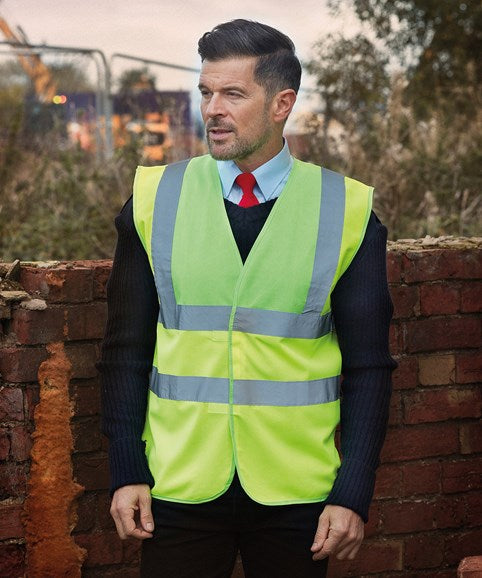Hi Vis 2 Band and Braces Waistcoat