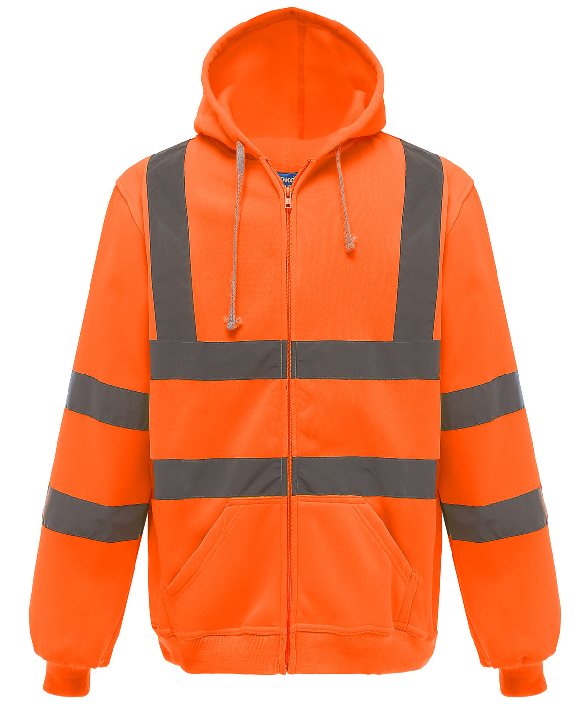 Hi Vis Zip Hoodie