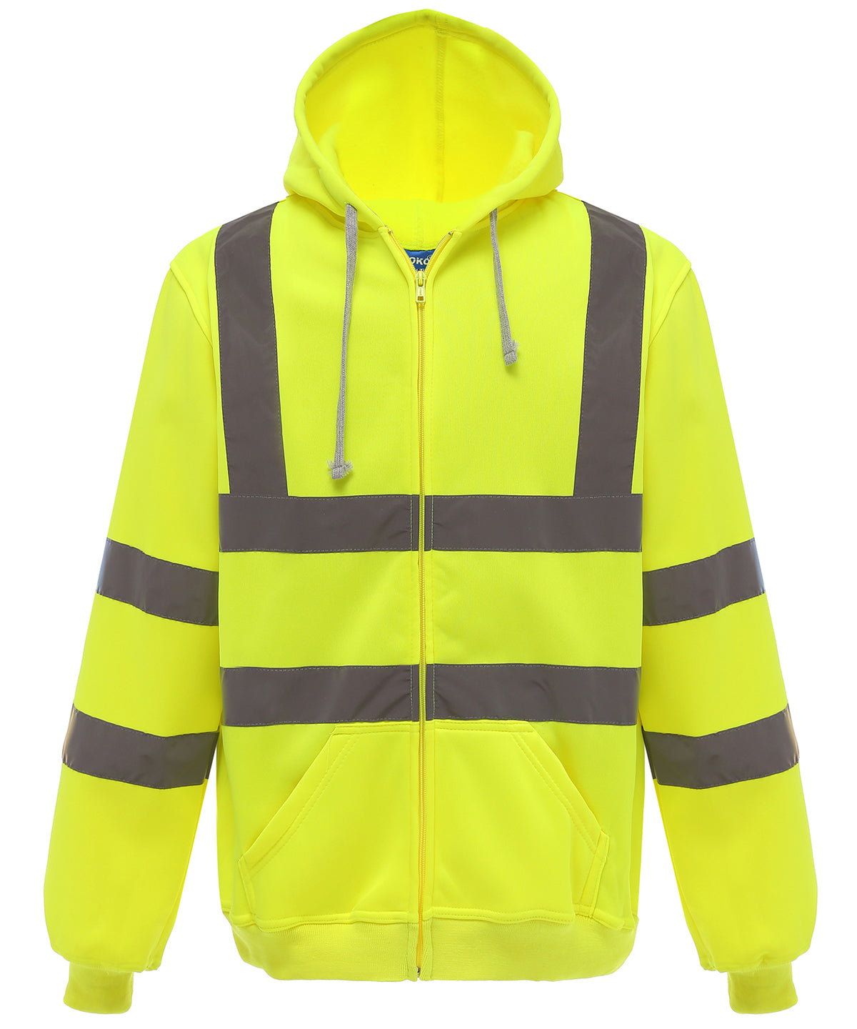 Hi Vis Zip Hoodie