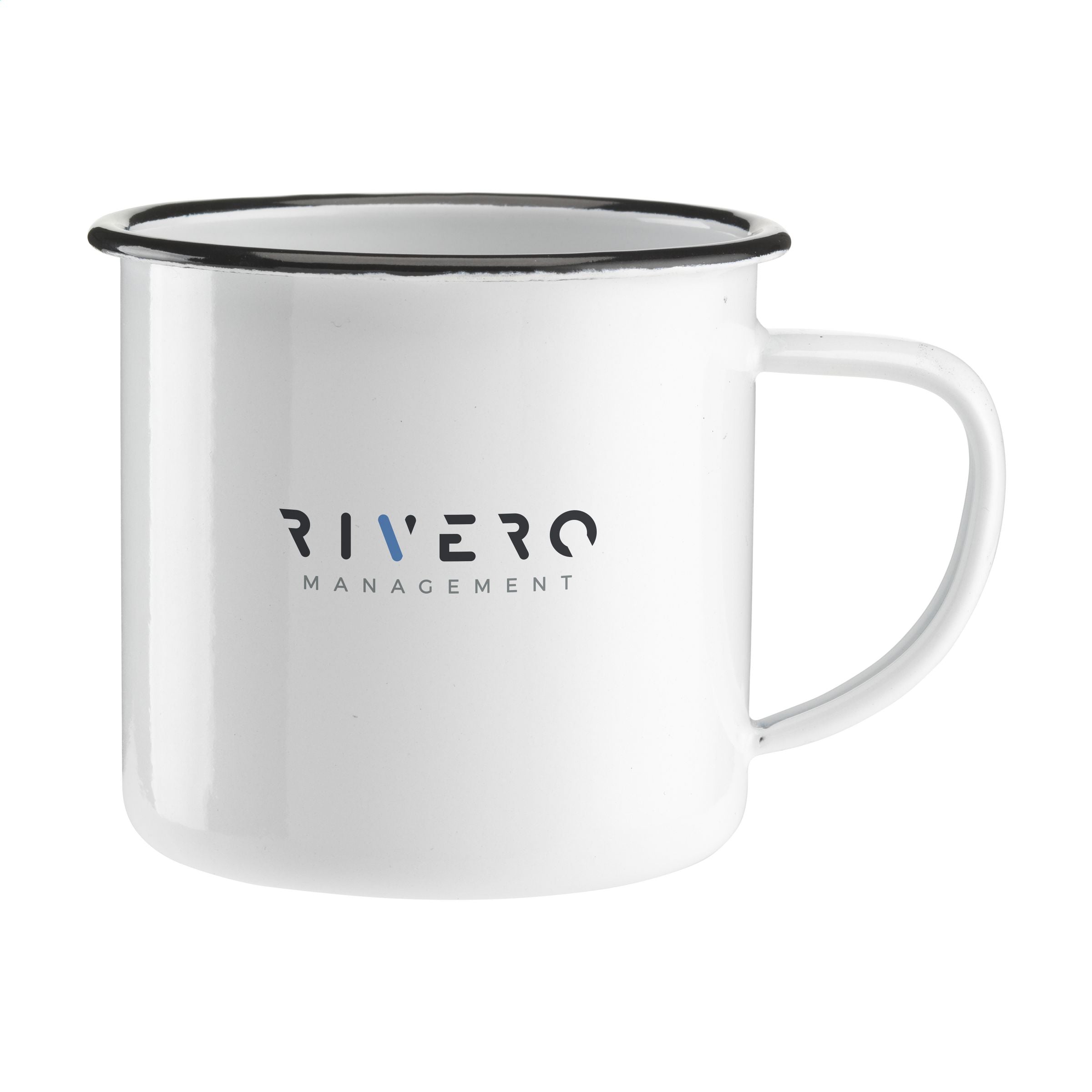 Retro Printed Enamel Mug