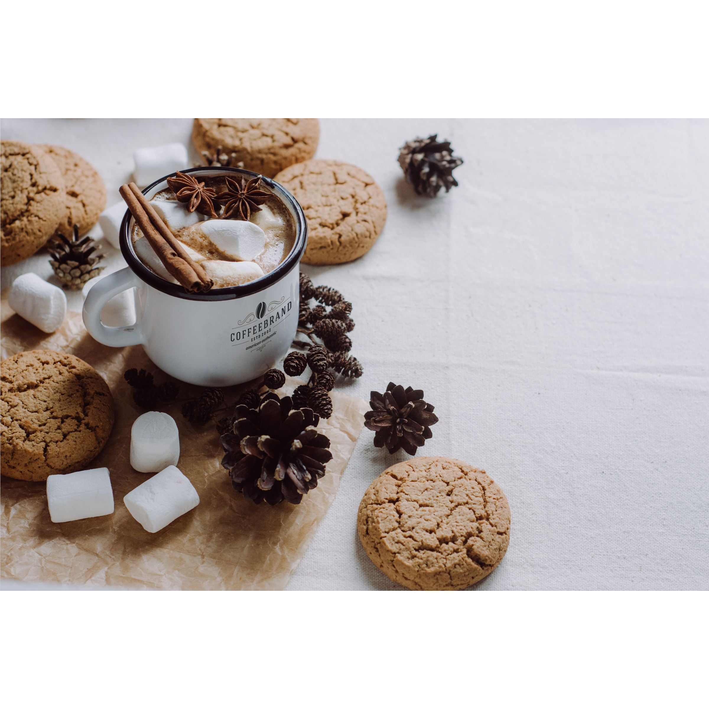 Retro Printed Enamel Mug