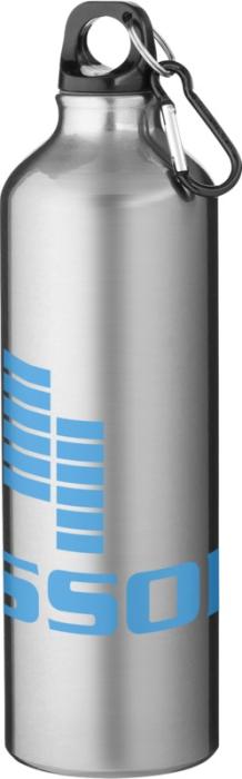 Aluminium Branded Water Bottle With Carabiner 770ml