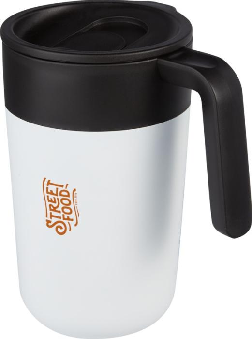 Branded Recycled Mug Double-Wall 400ml