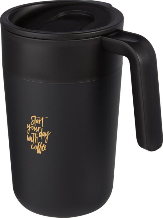 Branded Recycled Mug Double-Wall 400ml