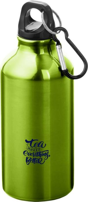 Branded Recycled Water Bottle With Carabiner