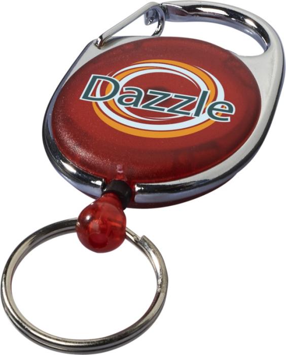 Branded Roller Clip Keyring