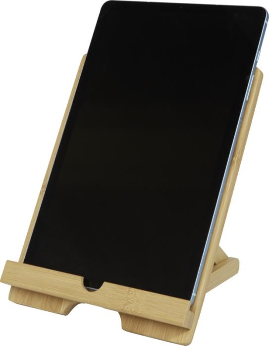 Bamboo Branded Tablet Holder