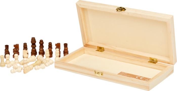 Branded Wooden Chess Set