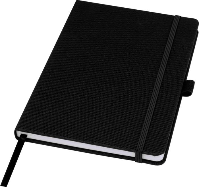 A5 Recycled Branded Paper Notebook With Recycled PET Cover