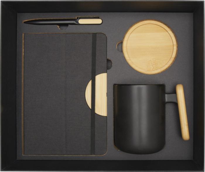 Branded A5 Hard Cover Notebook and Ballpoint Pen Gift Set
