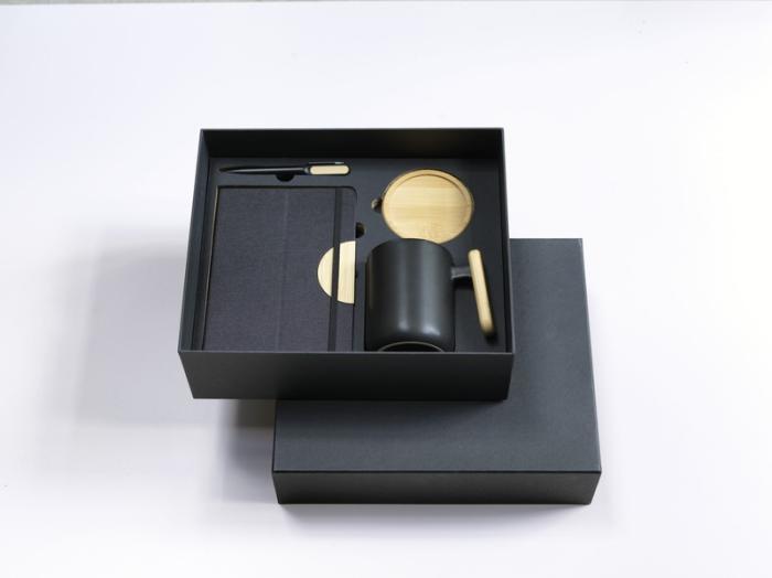 Branded A5 Hard Cover Notebook and Ballpoint Pen Gift Set