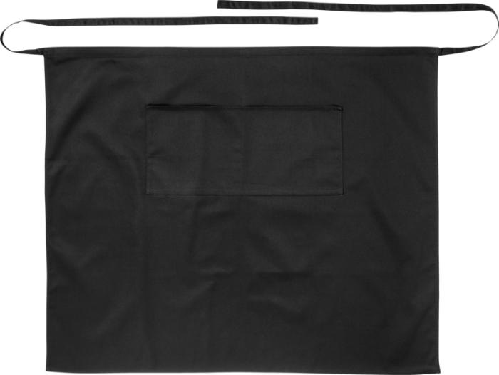 Short Black Apron 240 g/m²