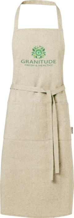 Recycled Cotton Branded Apron 200 g/m²