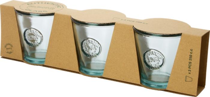 Recycled Glass Set 3 Piece 250ml