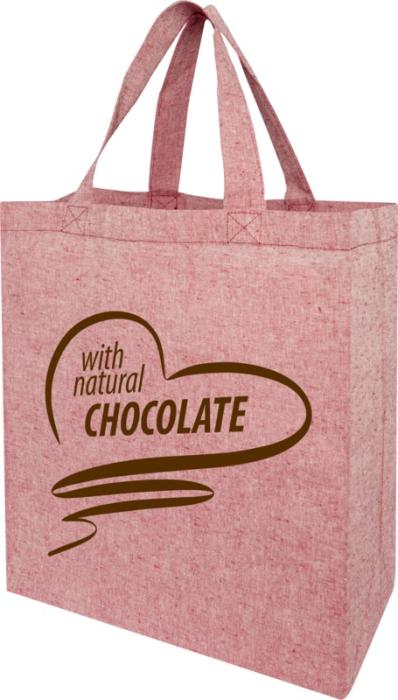 Recycled Gusset Printed Tote bag 13L 150 g/m²