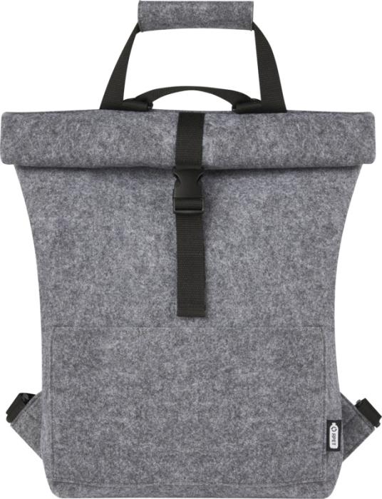 GRS Recycled Felt Roll-Top Bike Bag 13L