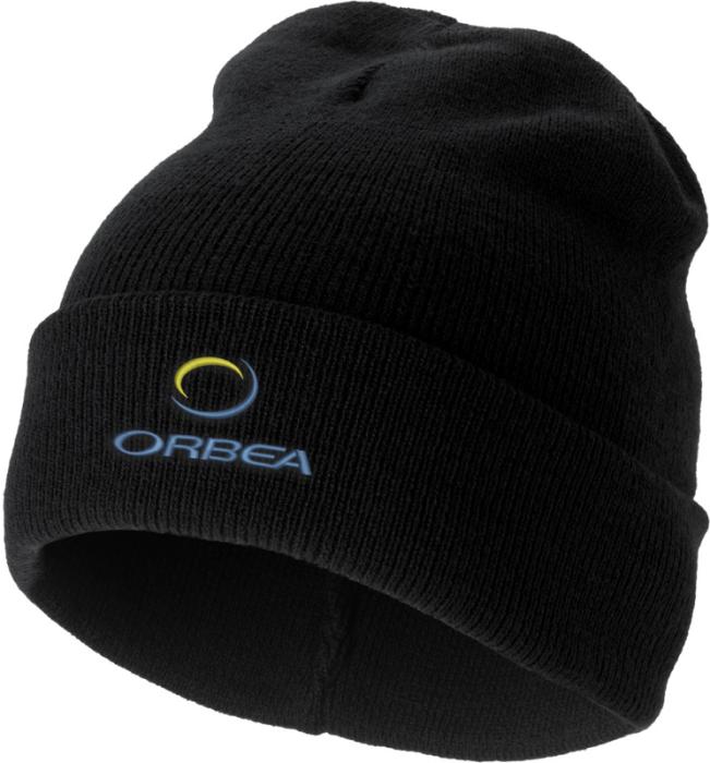 Beanie Hat With Embroidered Logo