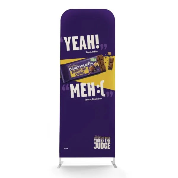Soft Touch Straight Fabric Display 2.28m