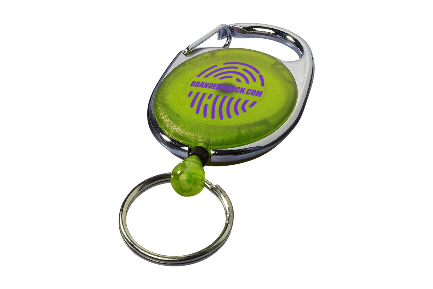 Branded Roller Clip Keyring