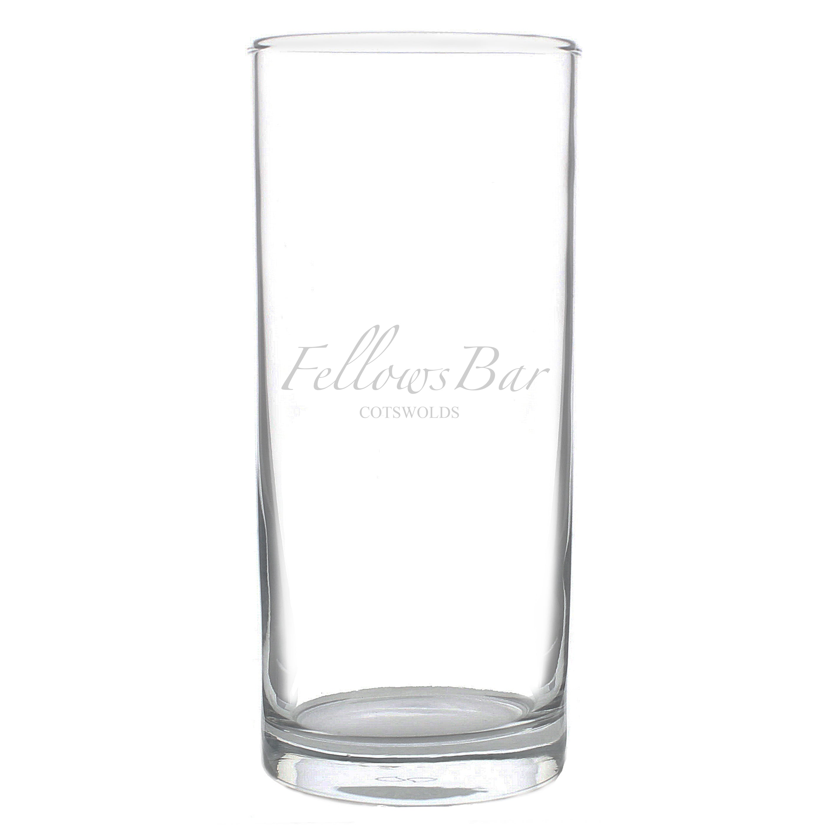 Engraved Logo Hi Ball Glass