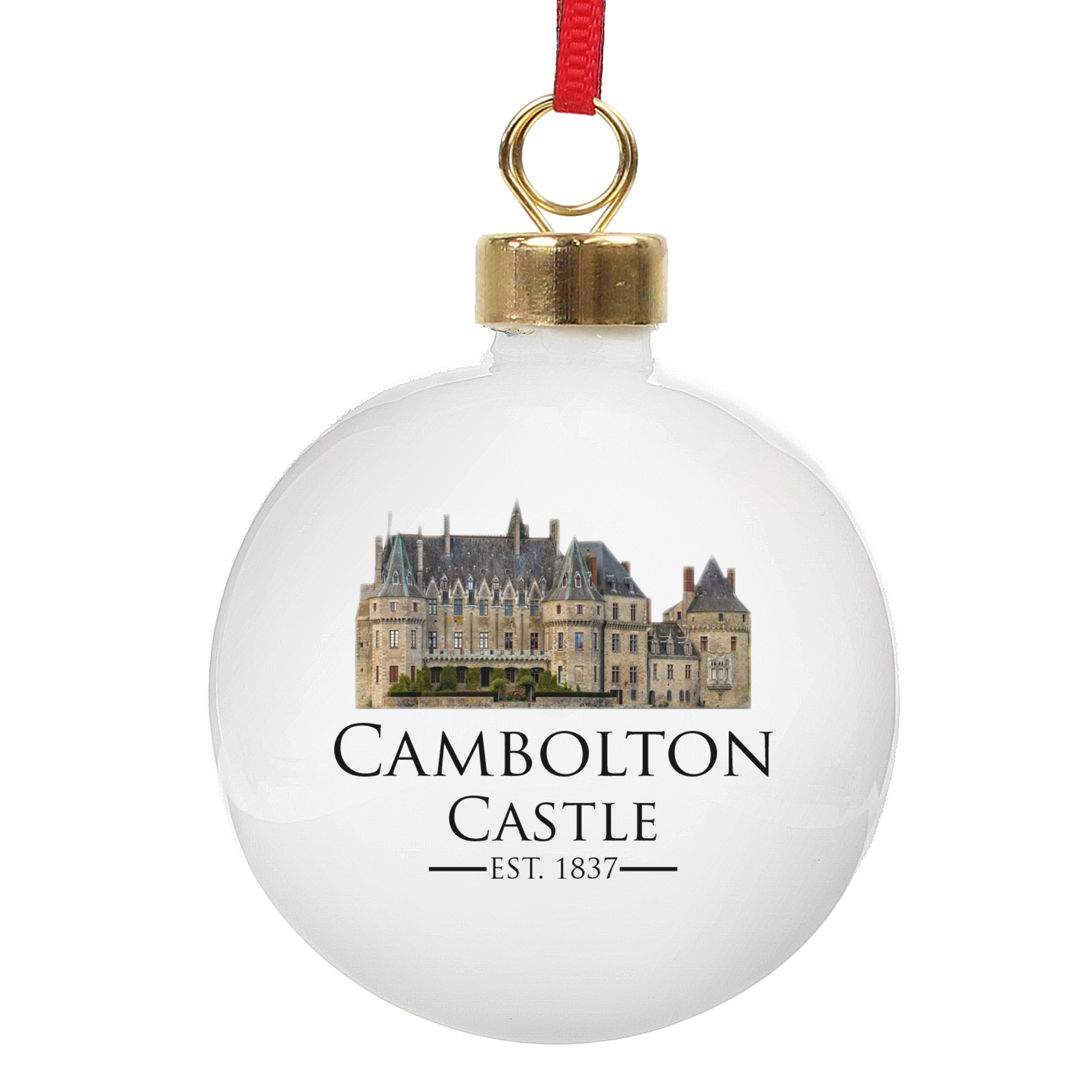 Branded Ceramic Christmas Bauble