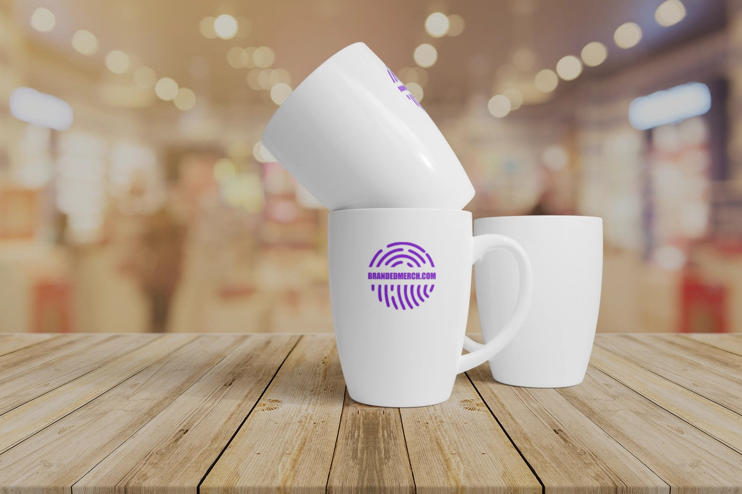 350ml Branded Ceramic Mug Including Logo