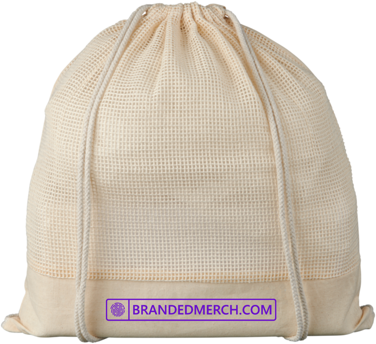 Mesh Cotton Drawstring Backpack 5L