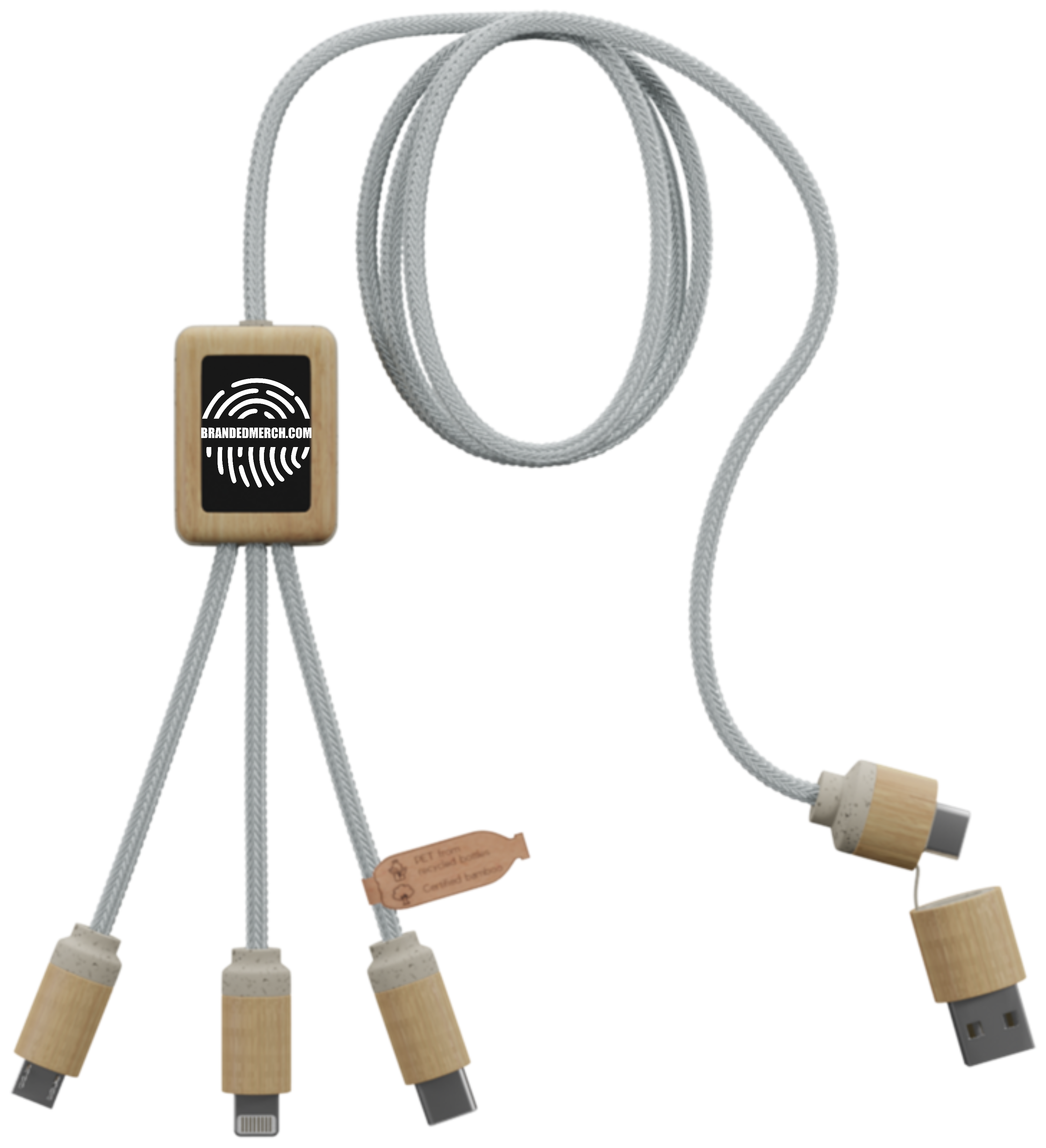SCX.design 5 in 1 Branded Charging Cable