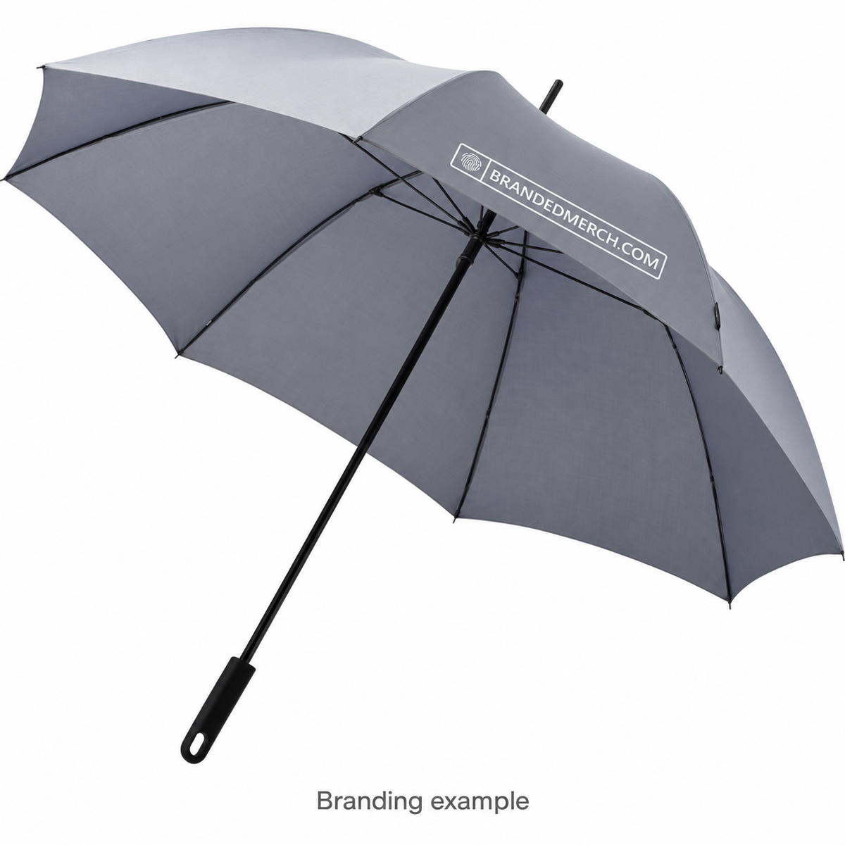 Branded Halo Golf Umbrella 30 Inch with BrandedMerch logo — branding example