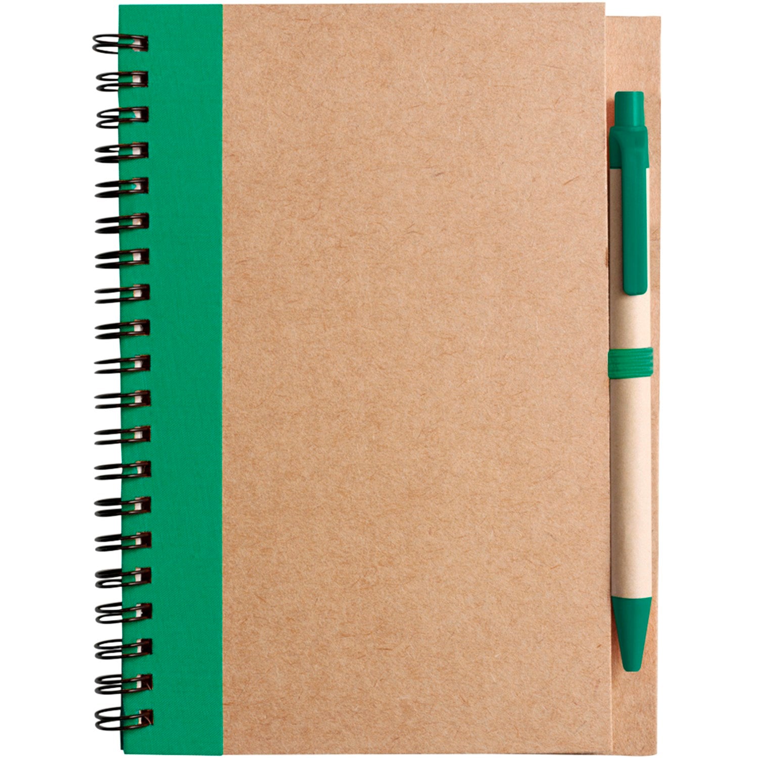 Cardboard Branded Notebook With Pen