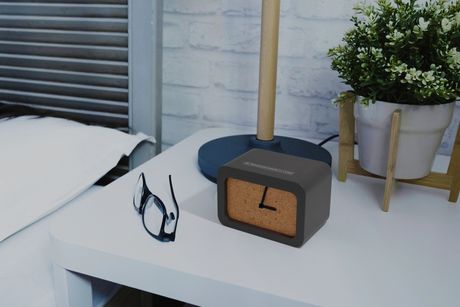 Wireless Limestone Charging Desk Clock
