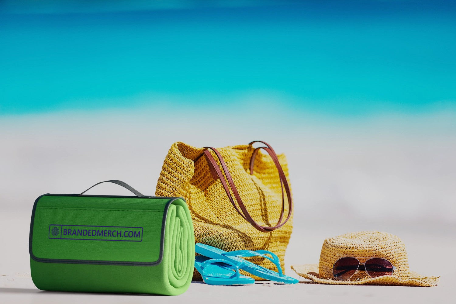 Recycled Plastic Branded Picnic Blanket