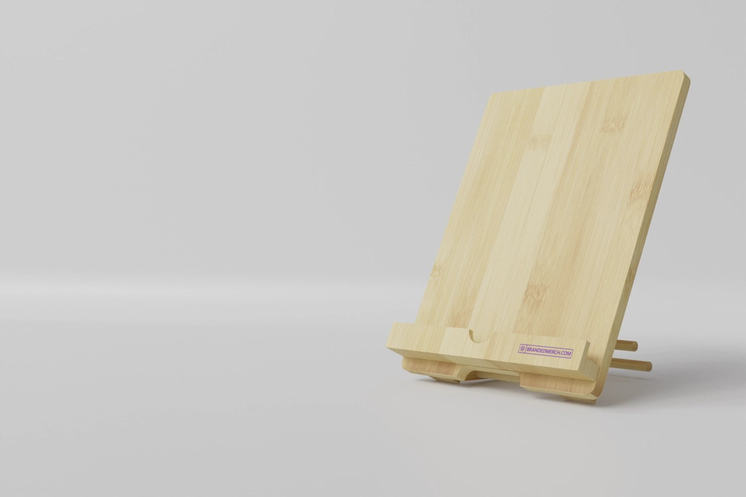 Bamboo Branded Tablet Holder