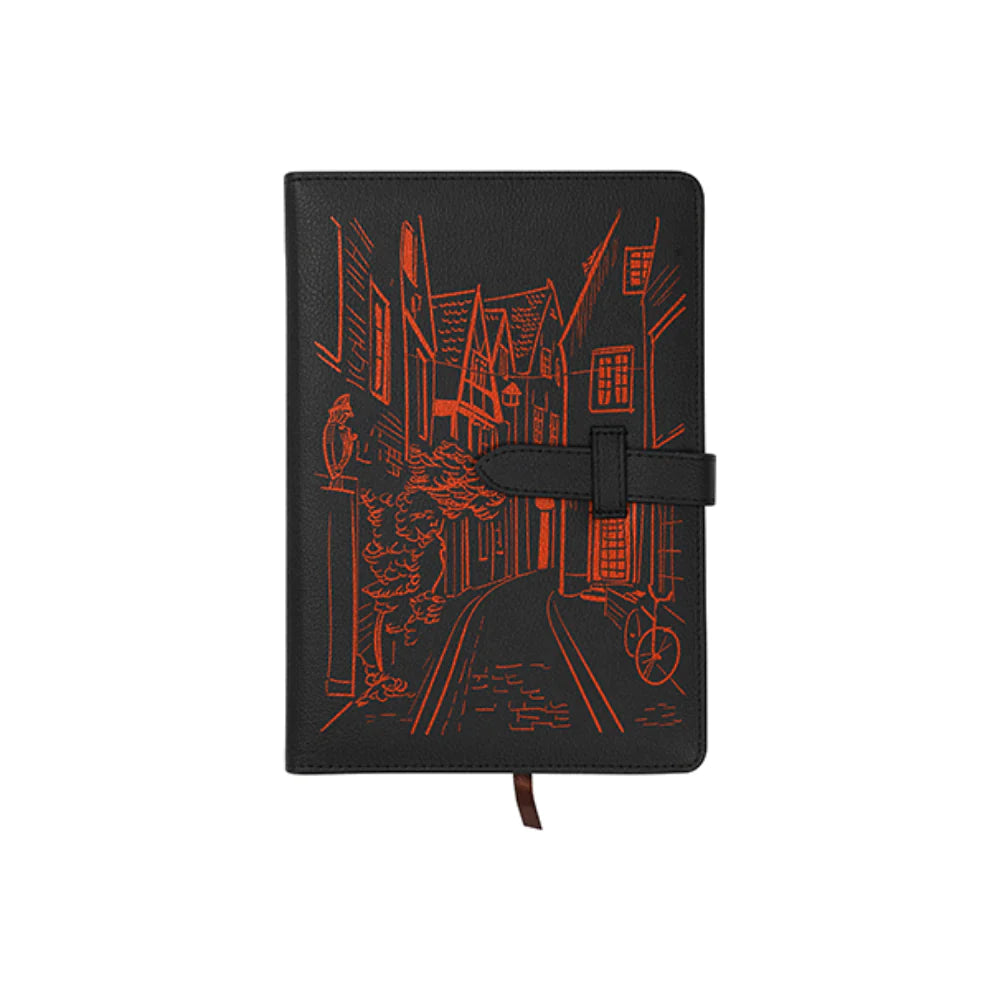 Leather A5 Notebook Black