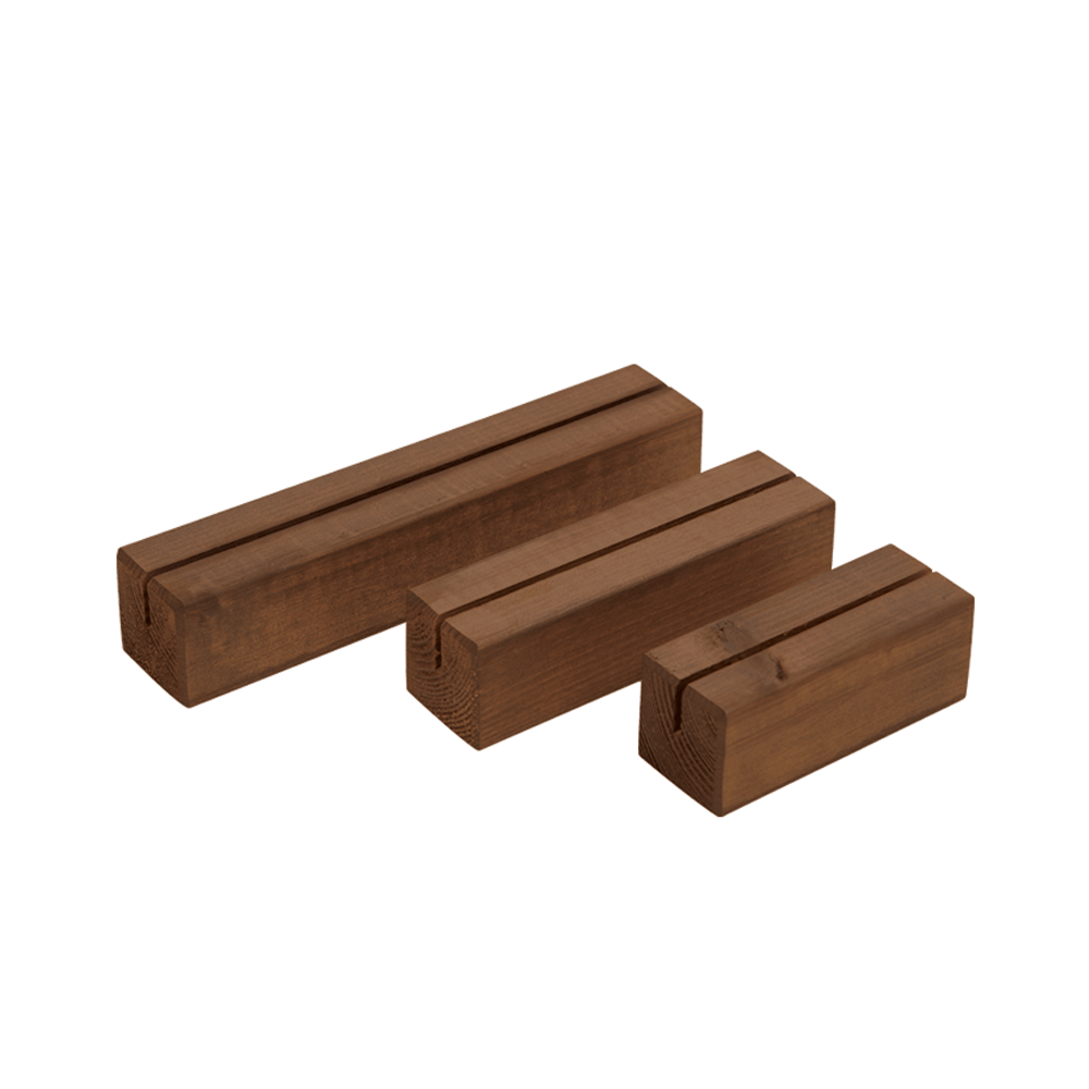 Wooden Card and Menu Holder Base