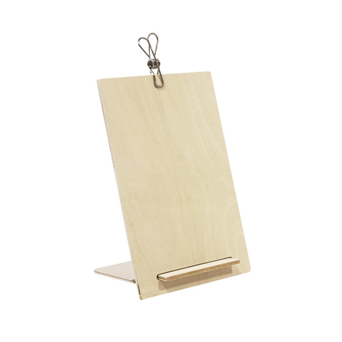 Wooden Menu Holder with Clip
