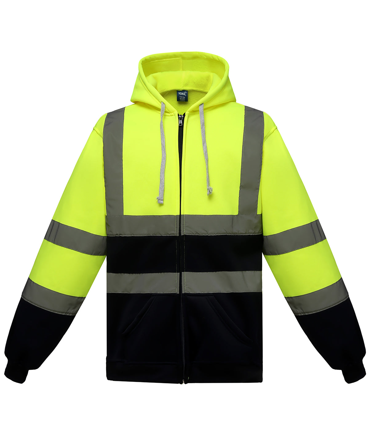 Hi Vis Zip Hoodie