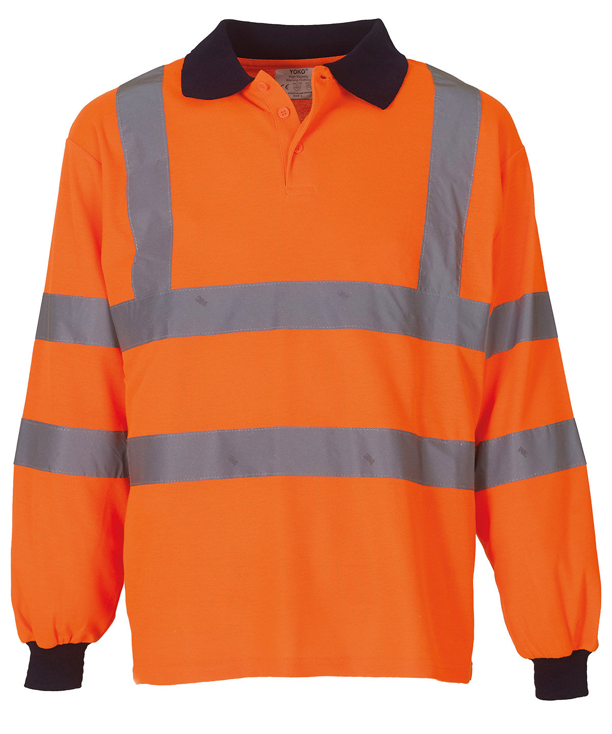 Hi Vis Long Sleeve Polo